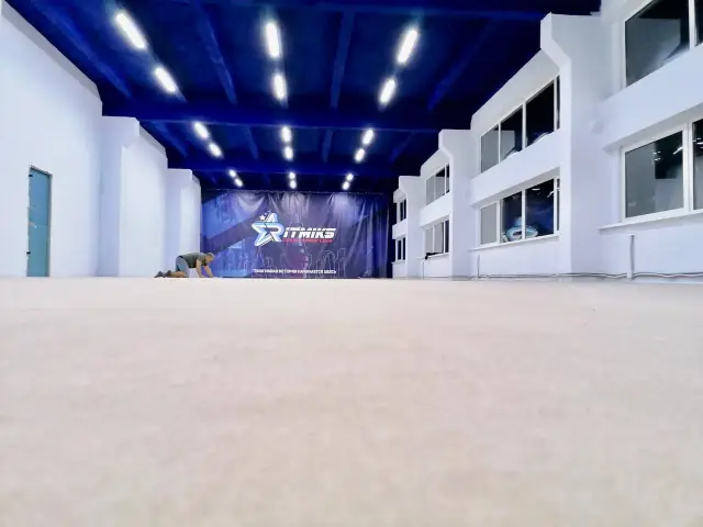Ritmiks, вид зала с ковром
