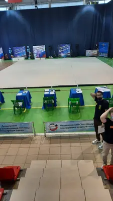 Ковёр ролл-гимнаст на соревнованиях по чир спорту в Нижнем Новгороде