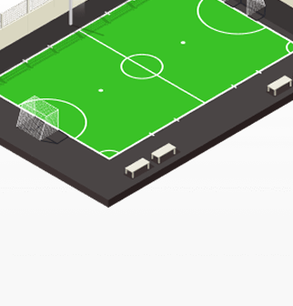 Разметка для мини-футбола от производителя ЕВРОМАТ