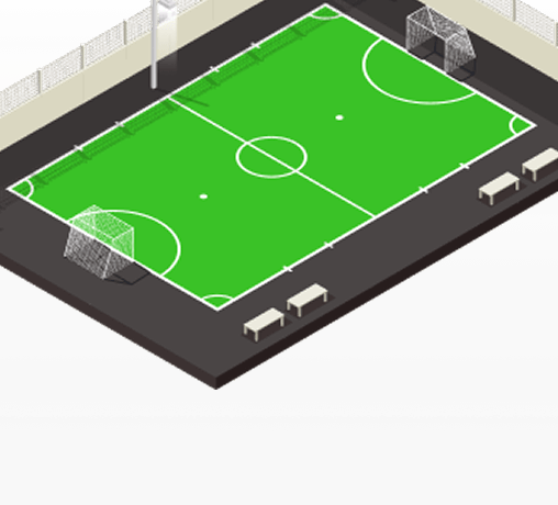 Разметка для мини-футбола от производителя ЕВРОМАТ