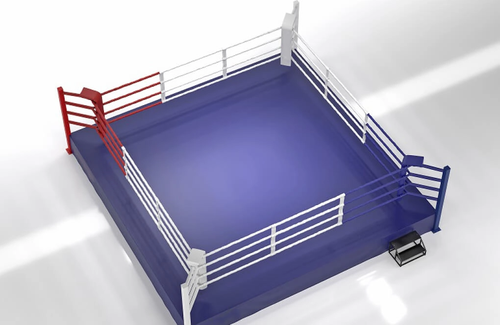 Тренировочный ринг на помосте