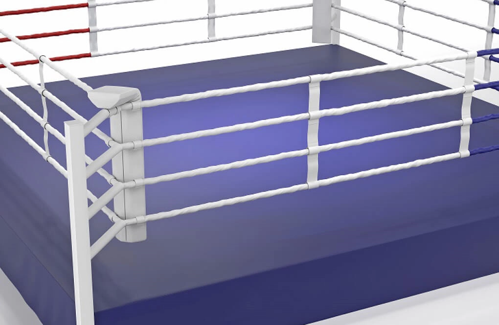 Тренировочный ринг на помосте