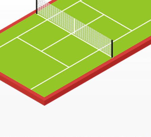 Разметка для тенниса от производителя ЕВРОМАТ