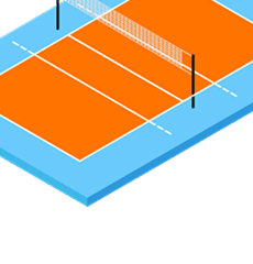 Разметка для волейбола